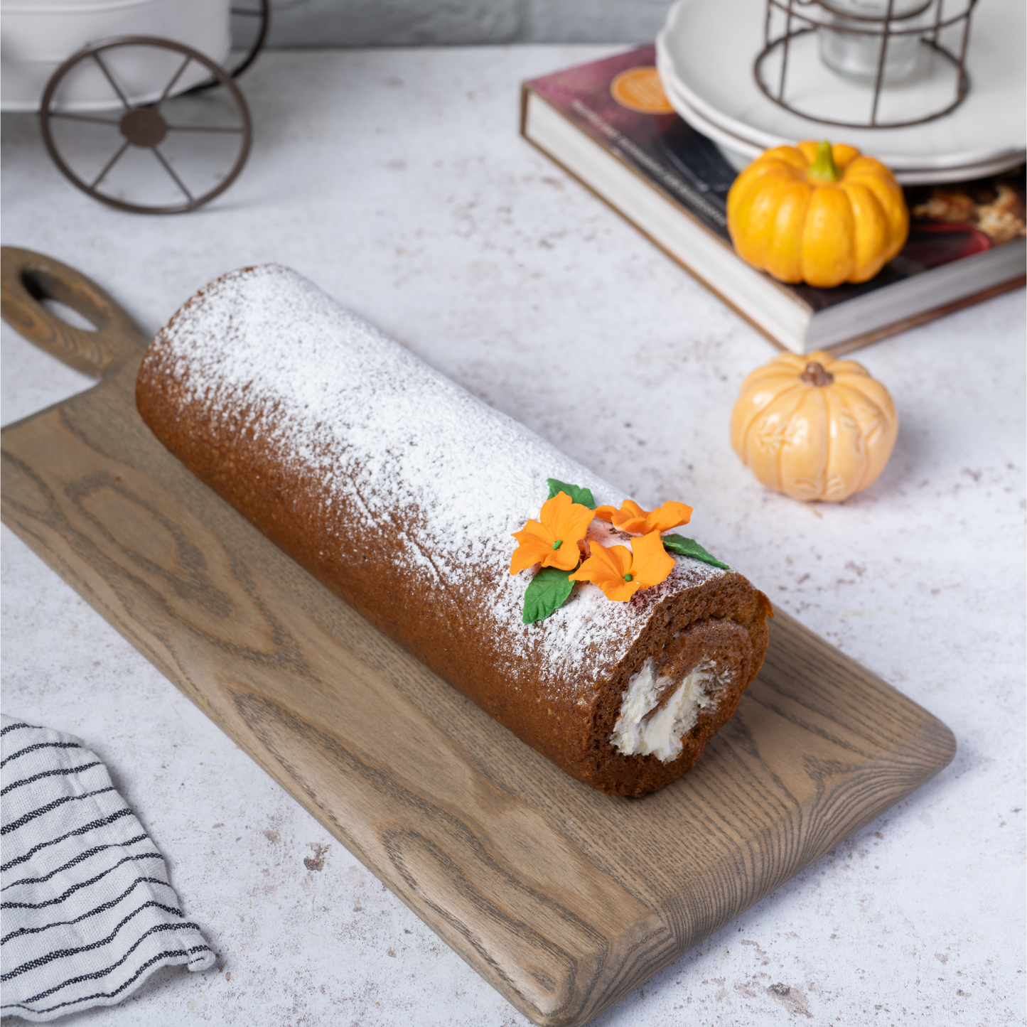 Pumpkin Cream Cheese Roll