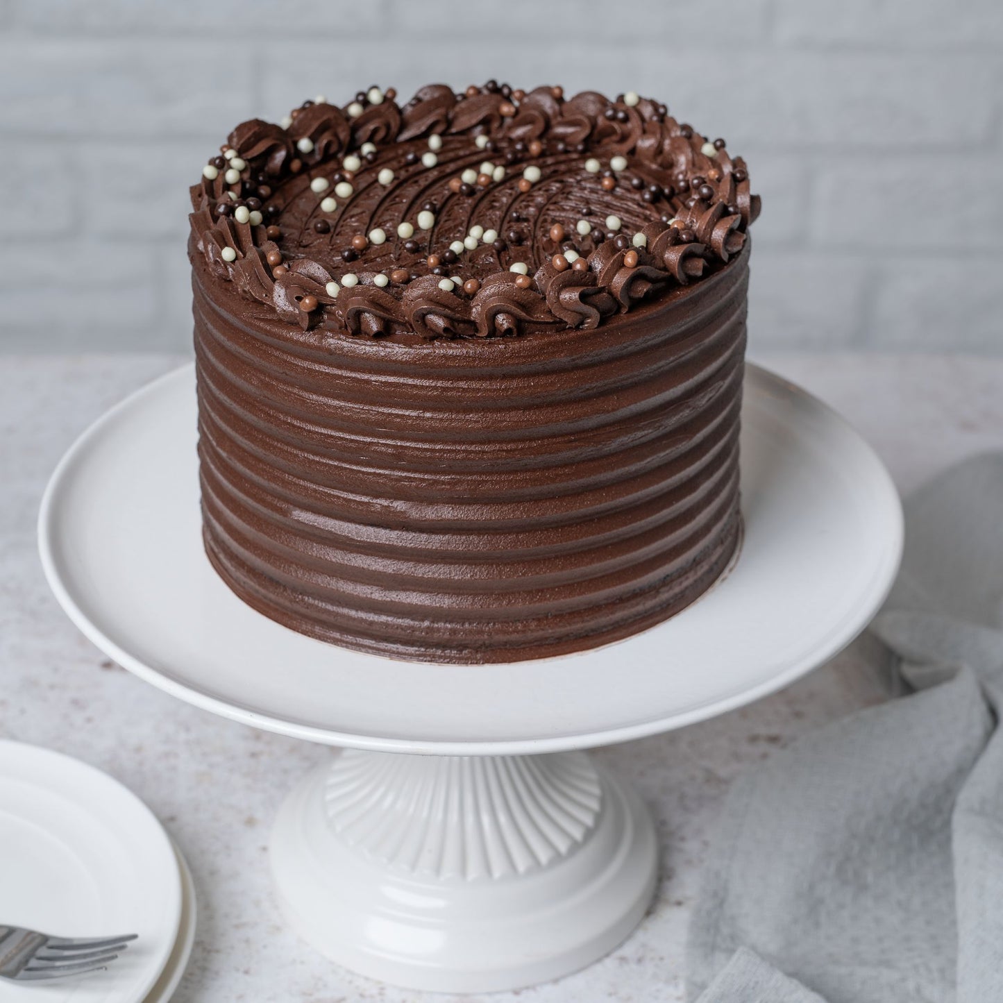 Triple Chocolate Fudge Cake