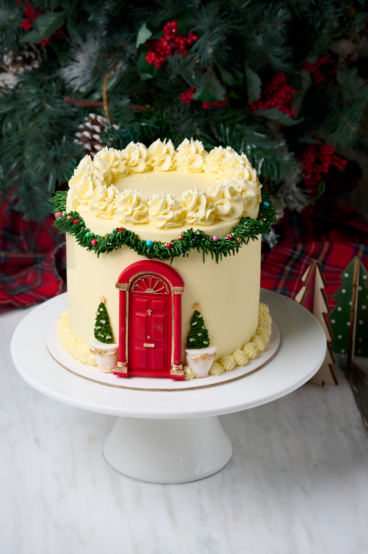 Christmas Townhouse Cake