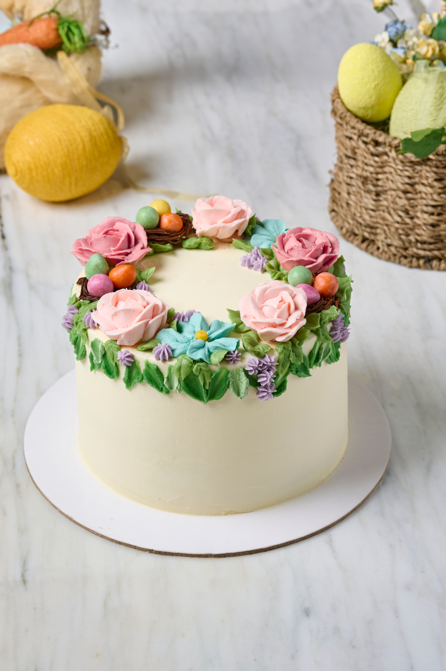 Easter Floral Cake