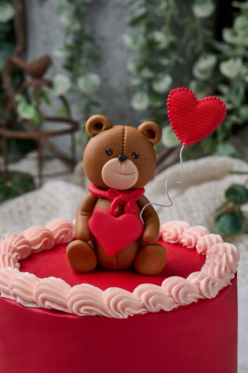 Teddy Bear Topper Cake