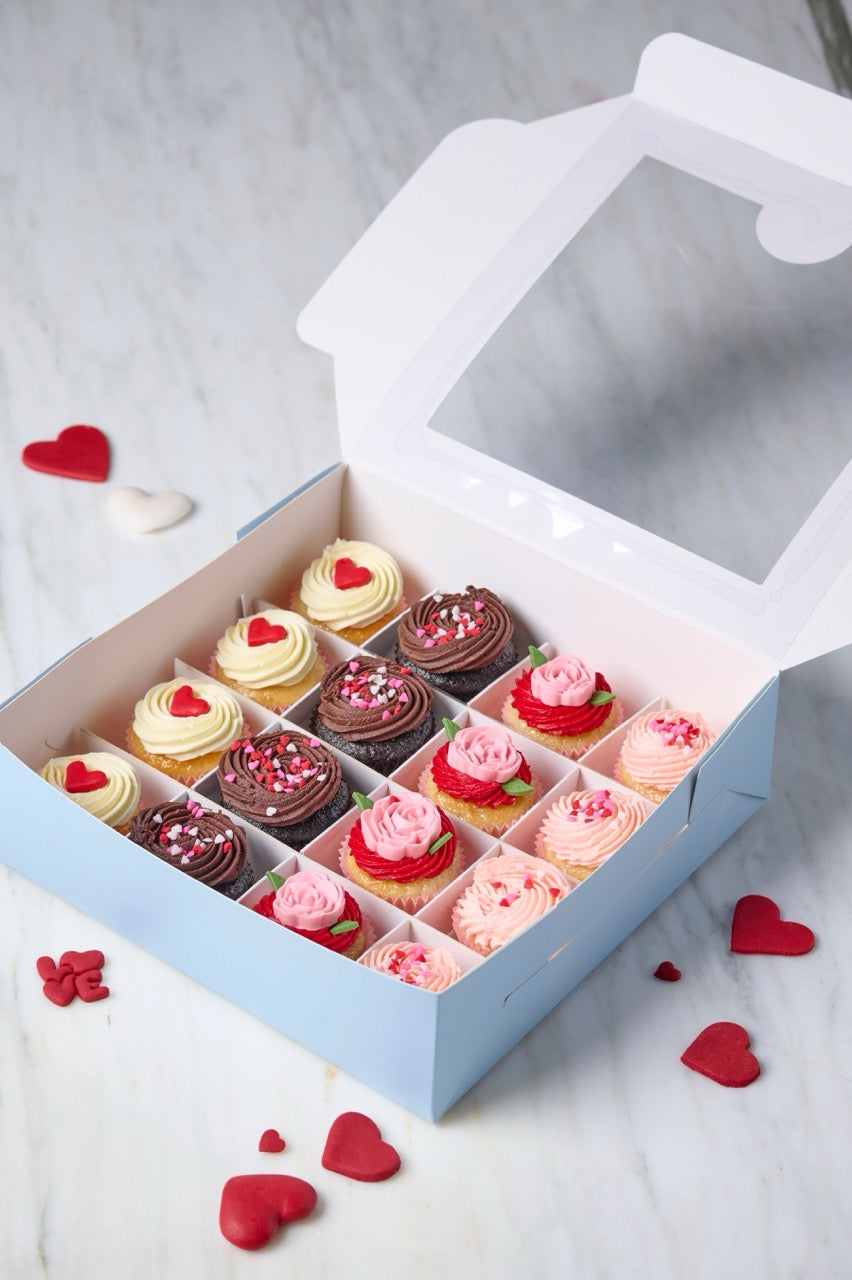 V-Day Mini Cupcake Box