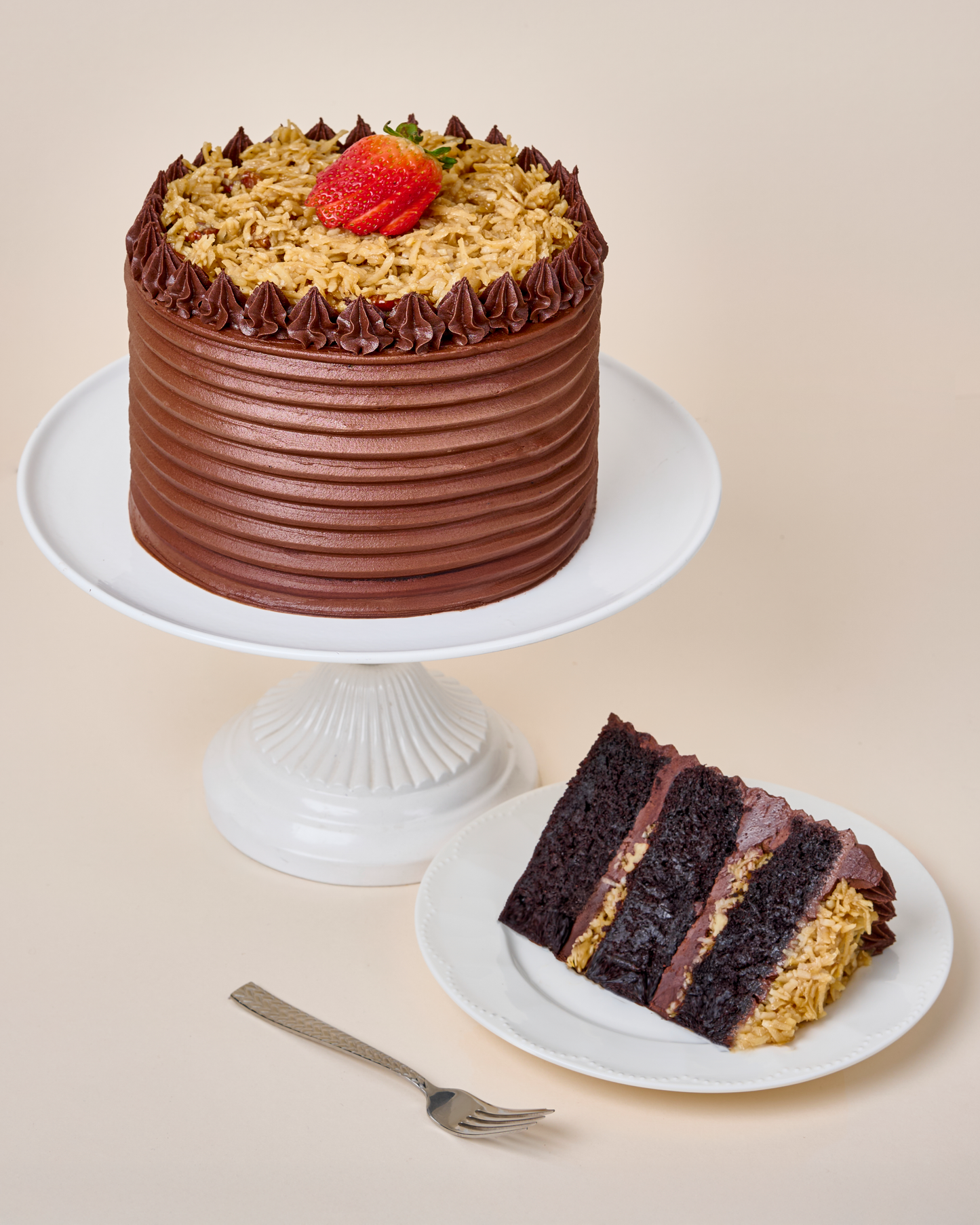 Gâteau au chocolat allemand