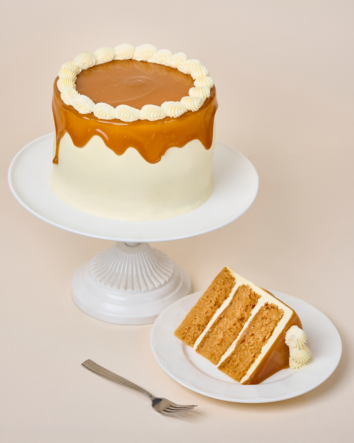 Double Caramel Cake