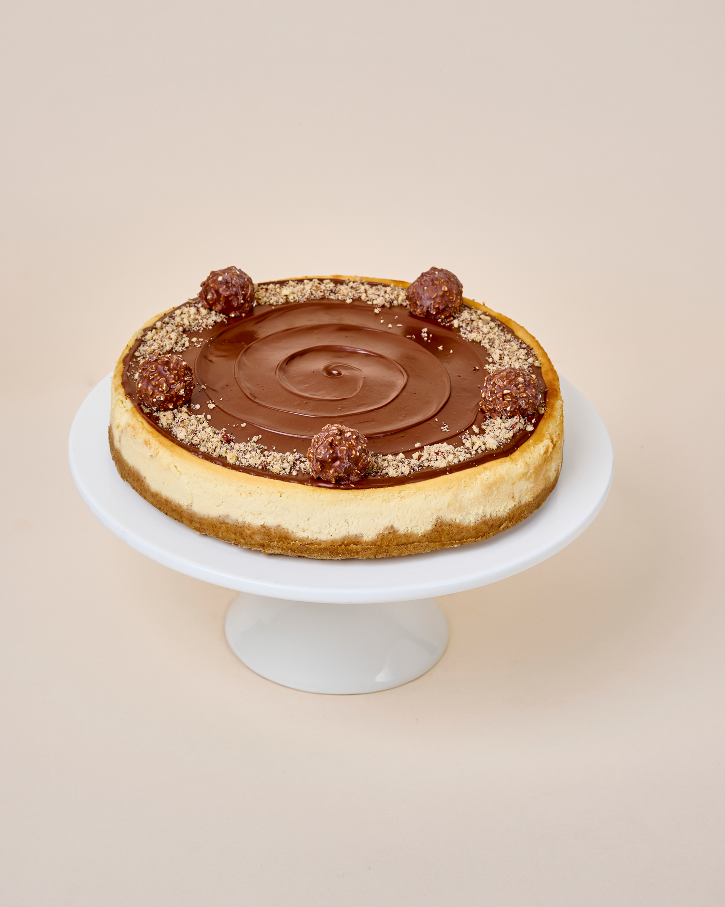 Nutella Ferrero Rocher Cheesecake
