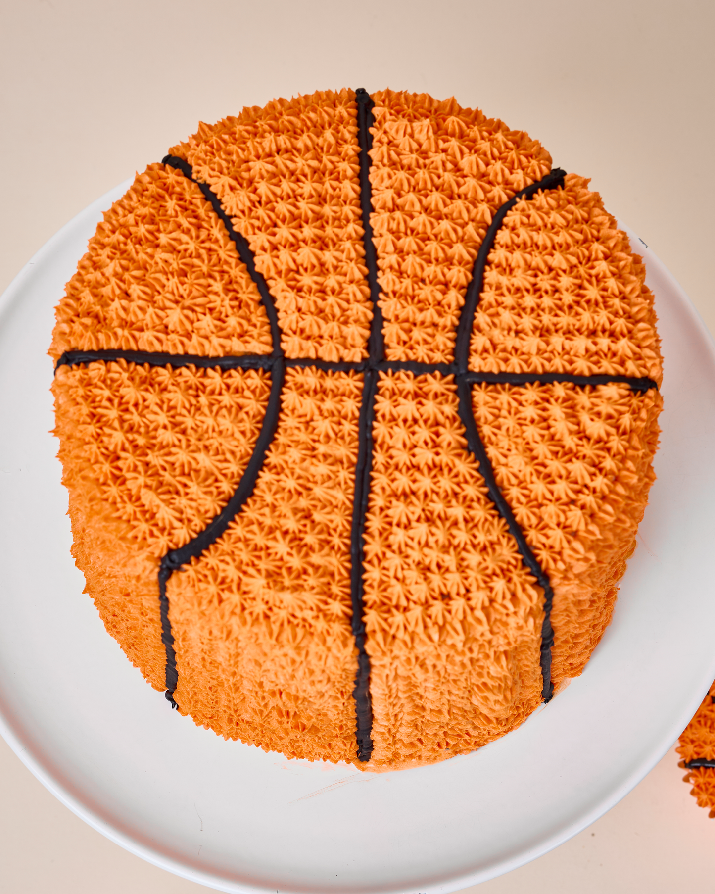 Basketball Buttercream Cake
