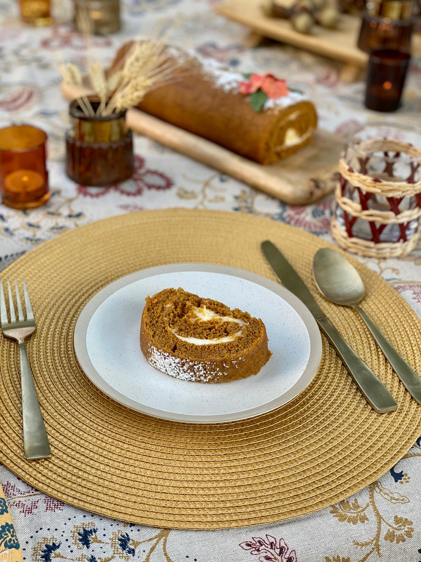 Pumpkin Cream Cheese Roll