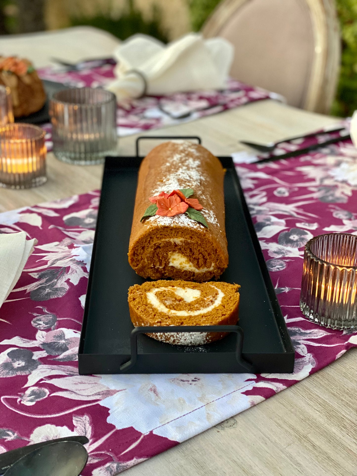Pumpkin Cream Cheese Roll