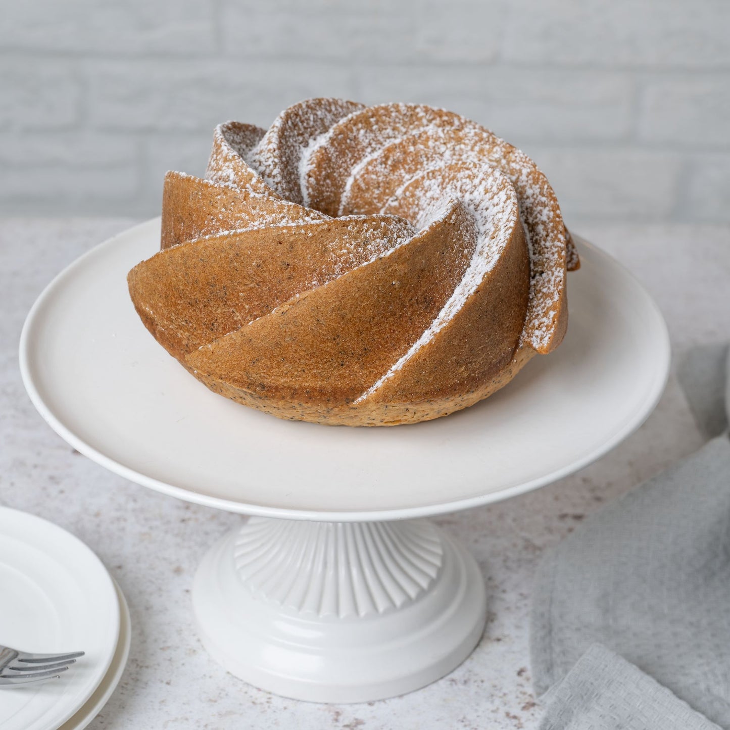 Gâteau aux amandes et aux graines de pavot