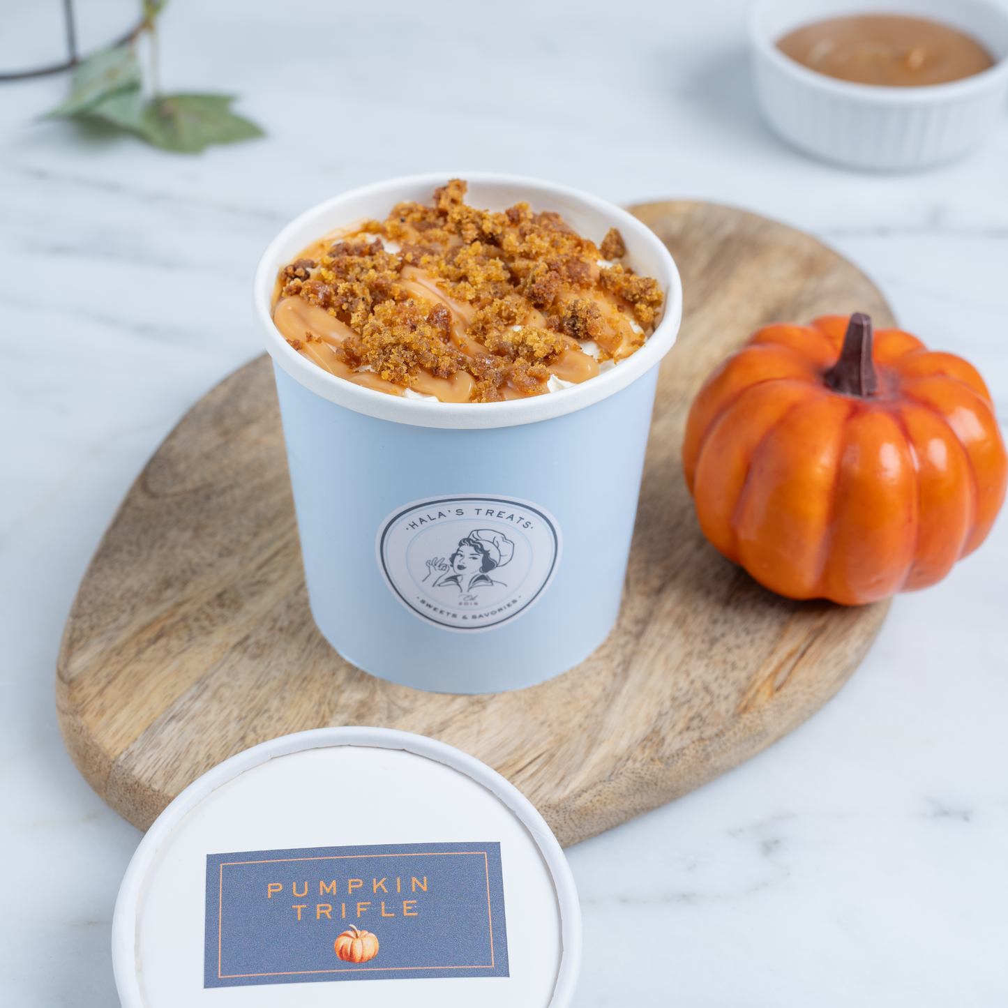 Pumpkin Caramel Trifle