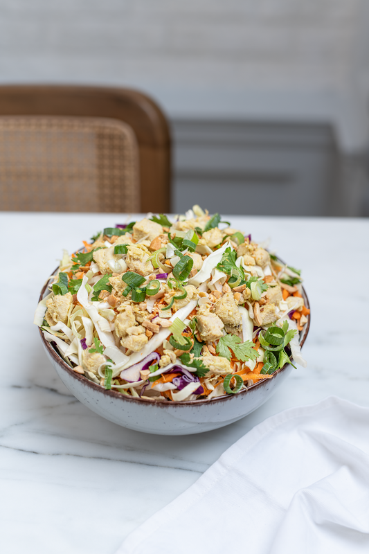 Ensalada Asiática De Pollo Y Repollo