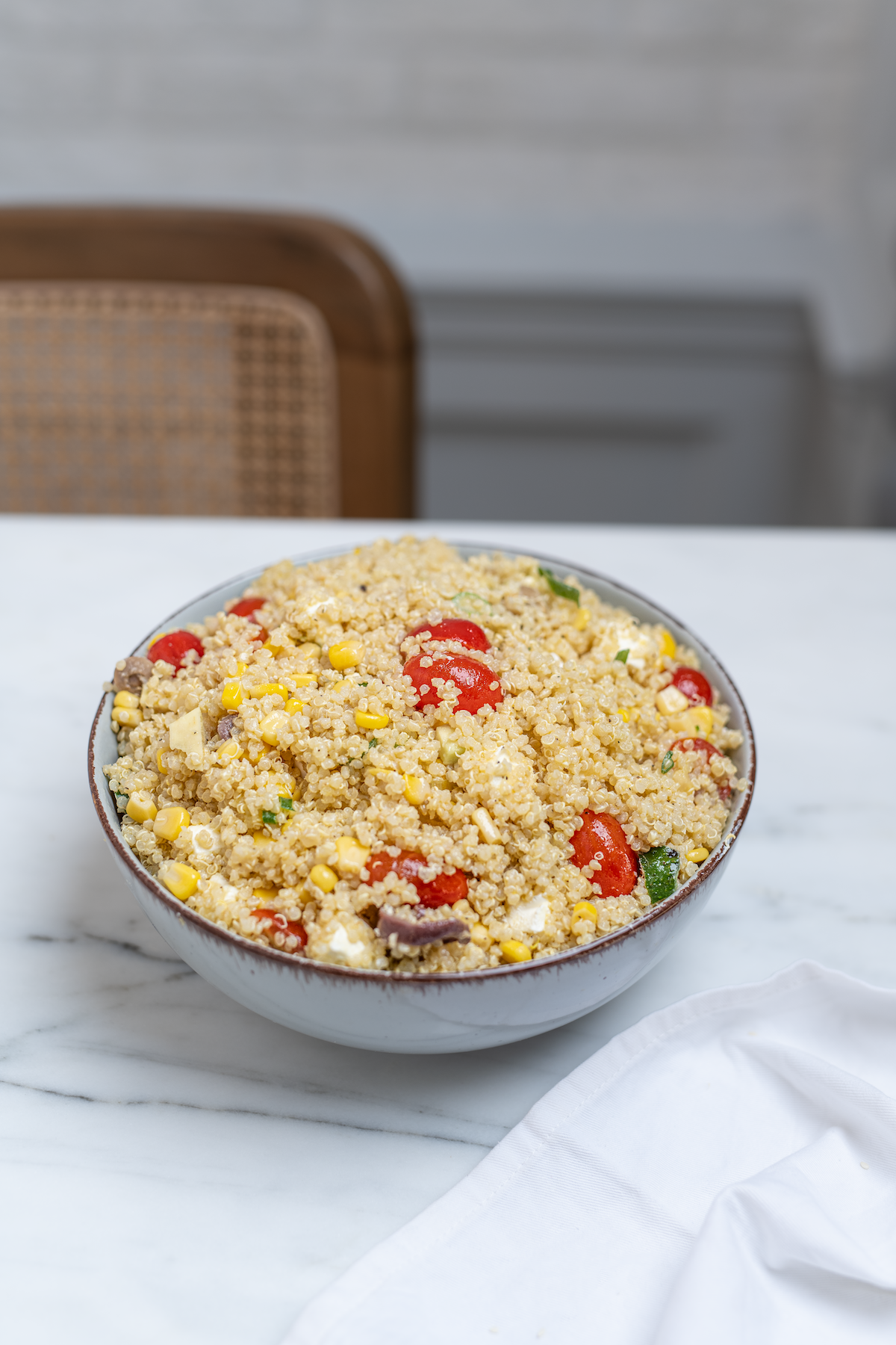 Salade d'été au quinoa