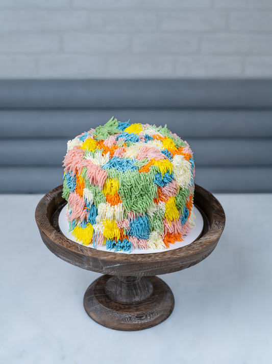 Colorful Shag Cake