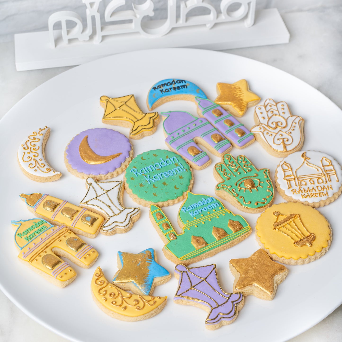Ramadan Decorated Sugar Cookies