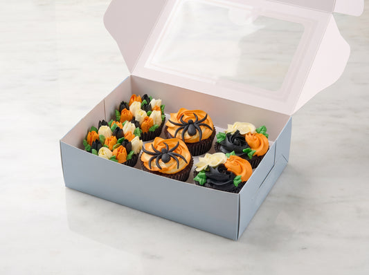Halloween Floral Cupcakes