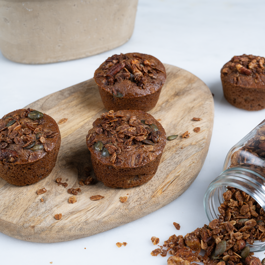 RSF Banana Granola Muffins
