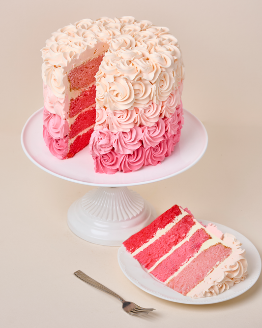 Pink Ombre Cake