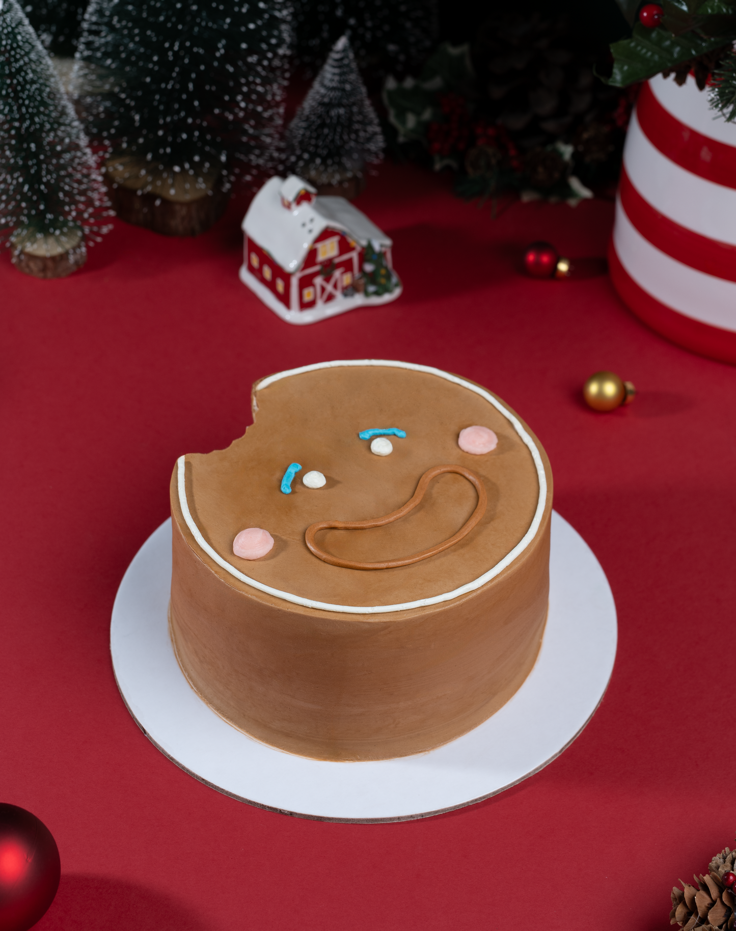 Gingerbread Man Character Cake