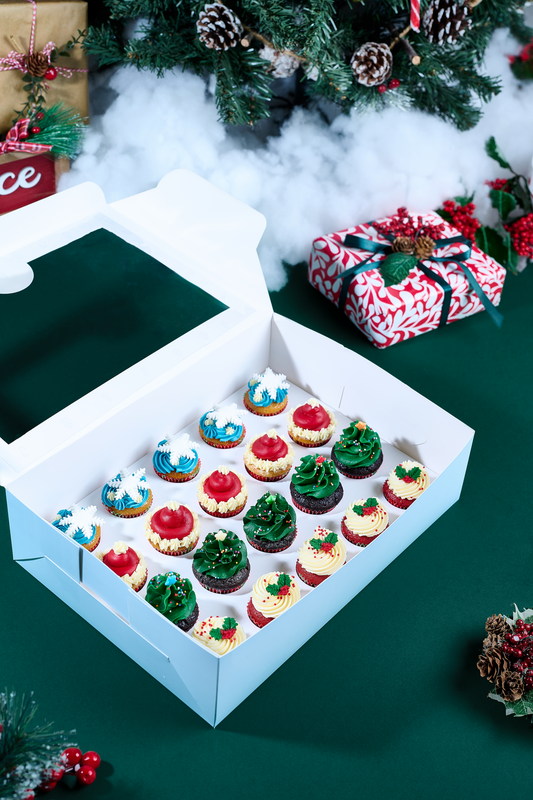 Christmas Mini Cupcake Box