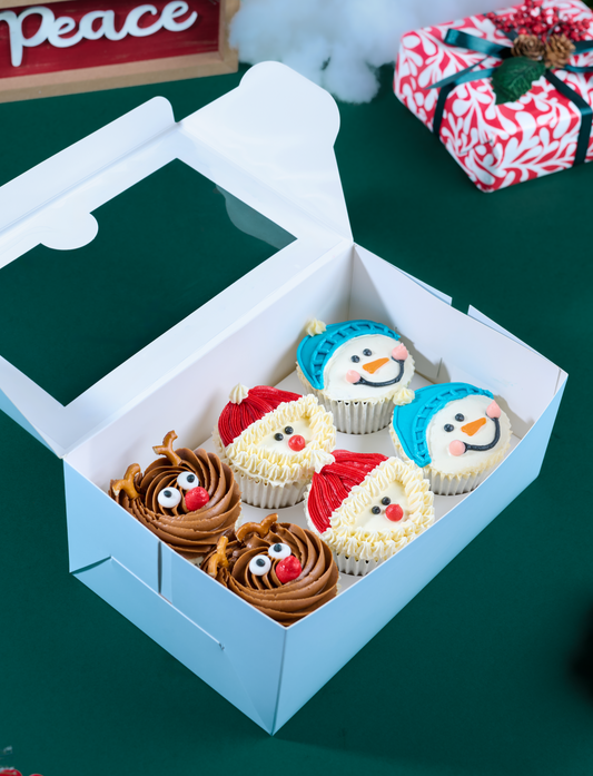 Xmas Character Cupcakes