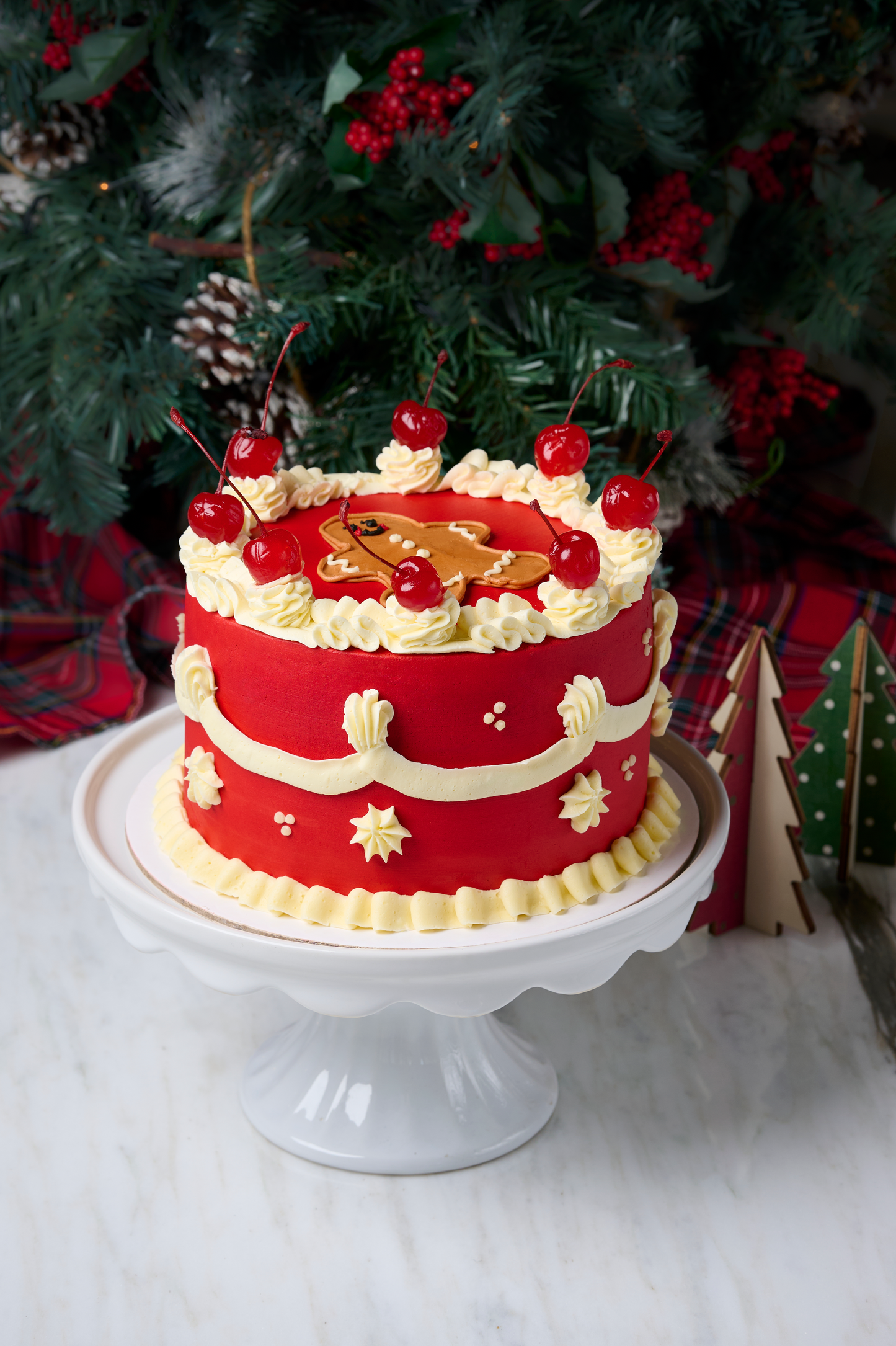 Gingerbread Man Vintage Cake