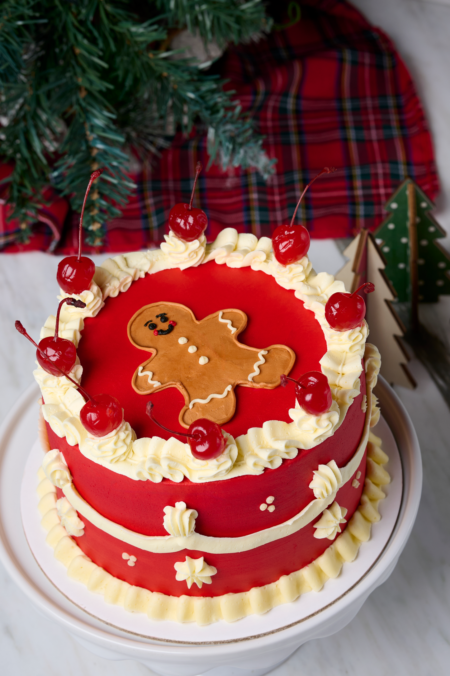 Gingerbread Man Vintage Cake