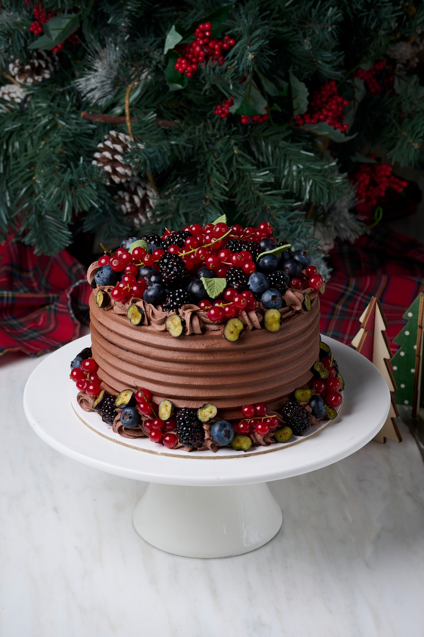 RSF Chocolate Berry Cake