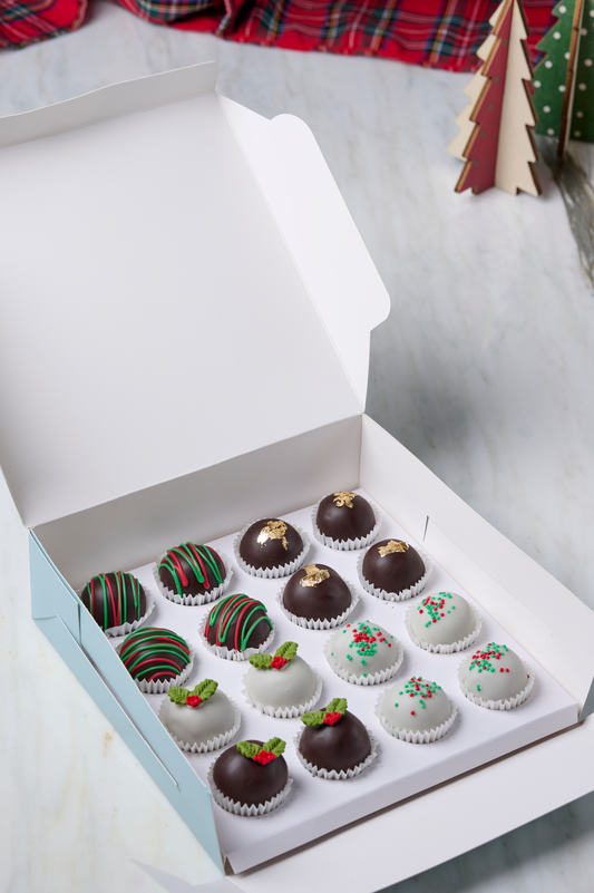 Christmas Themed Truffles Box of 16