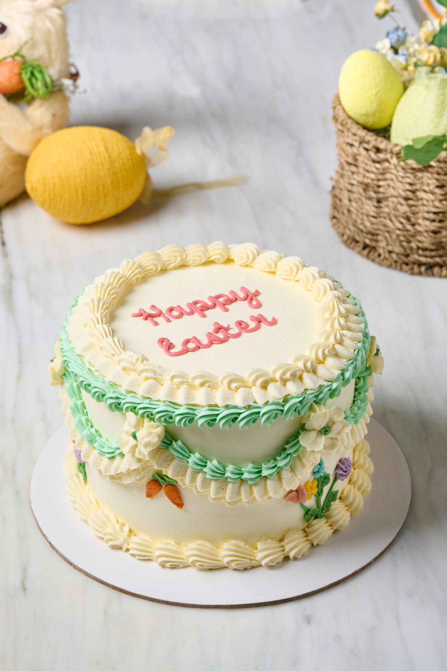 Simple Vintage Easter Cake