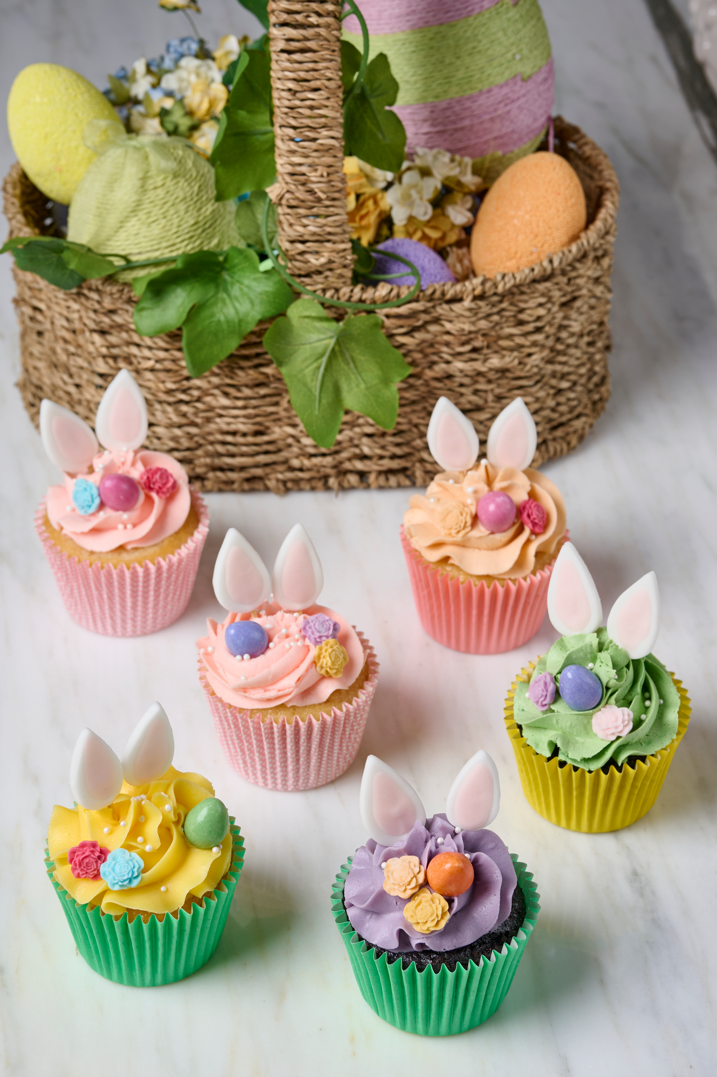 Buttercream Bunny Cupcakes