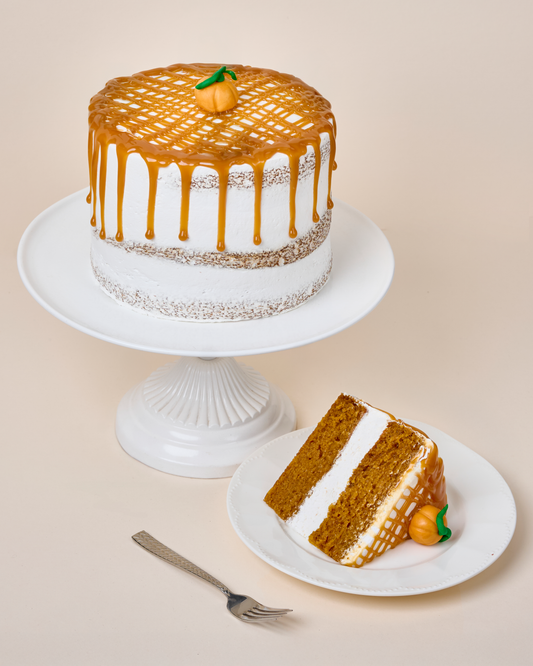 Pastel De Calabaza Y Pecan Y Caramelo