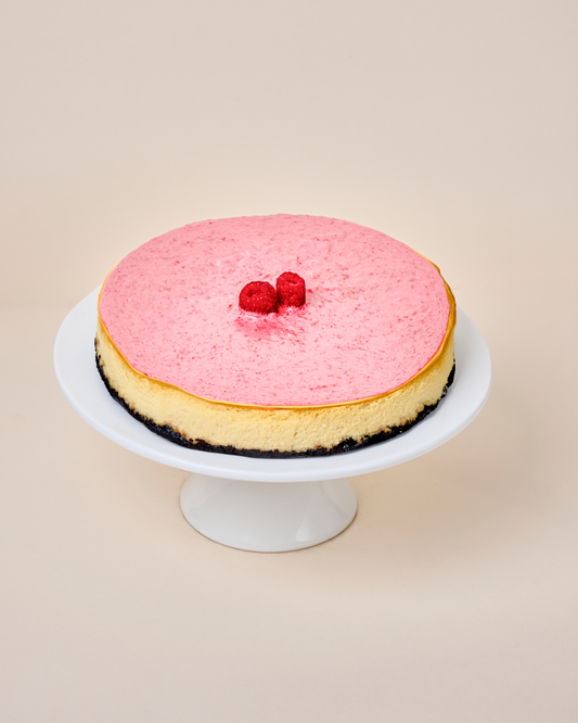 Raspberry Crunch Cheesecake