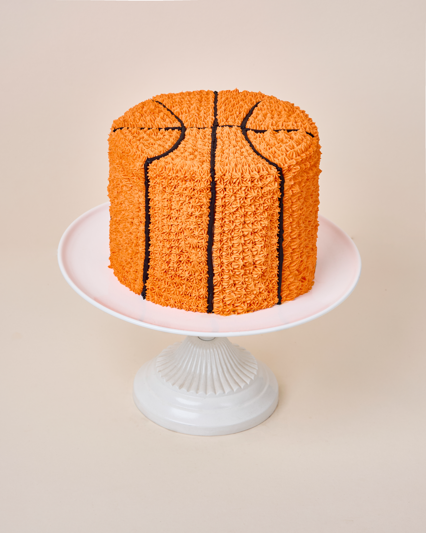 Basketball Buttercream Cake