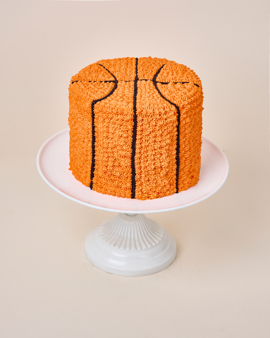 Basketball Buttercream Cake