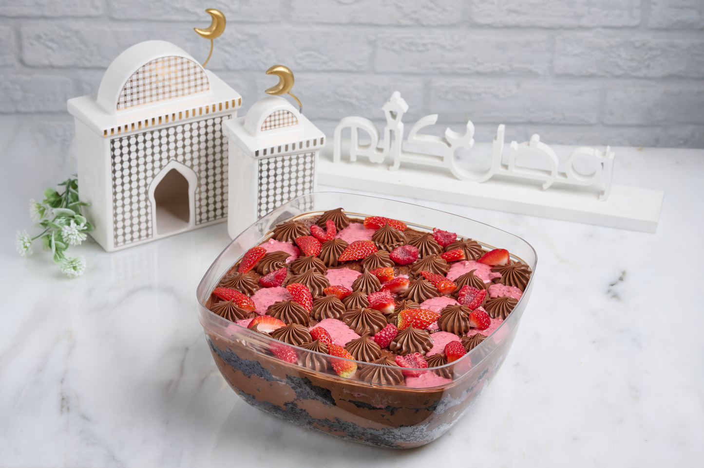 Raspberry Chocolate Mousse Trifle