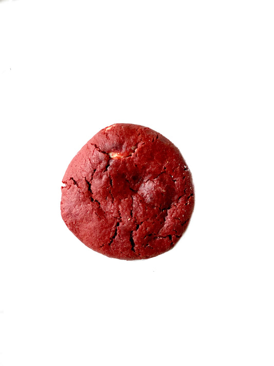Biscuit de velours rouge