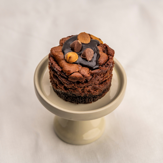 Mini cheesecake au chocolat et au beurre de cacahuète