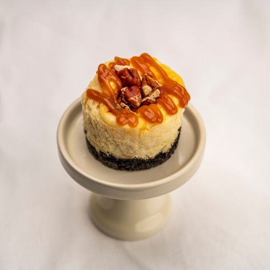 Mini-gâteau au fromage au caramel