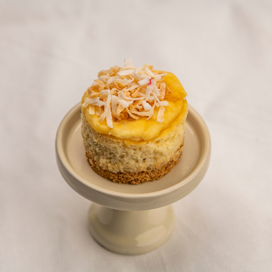 Mini cheesecake à la noix de coco