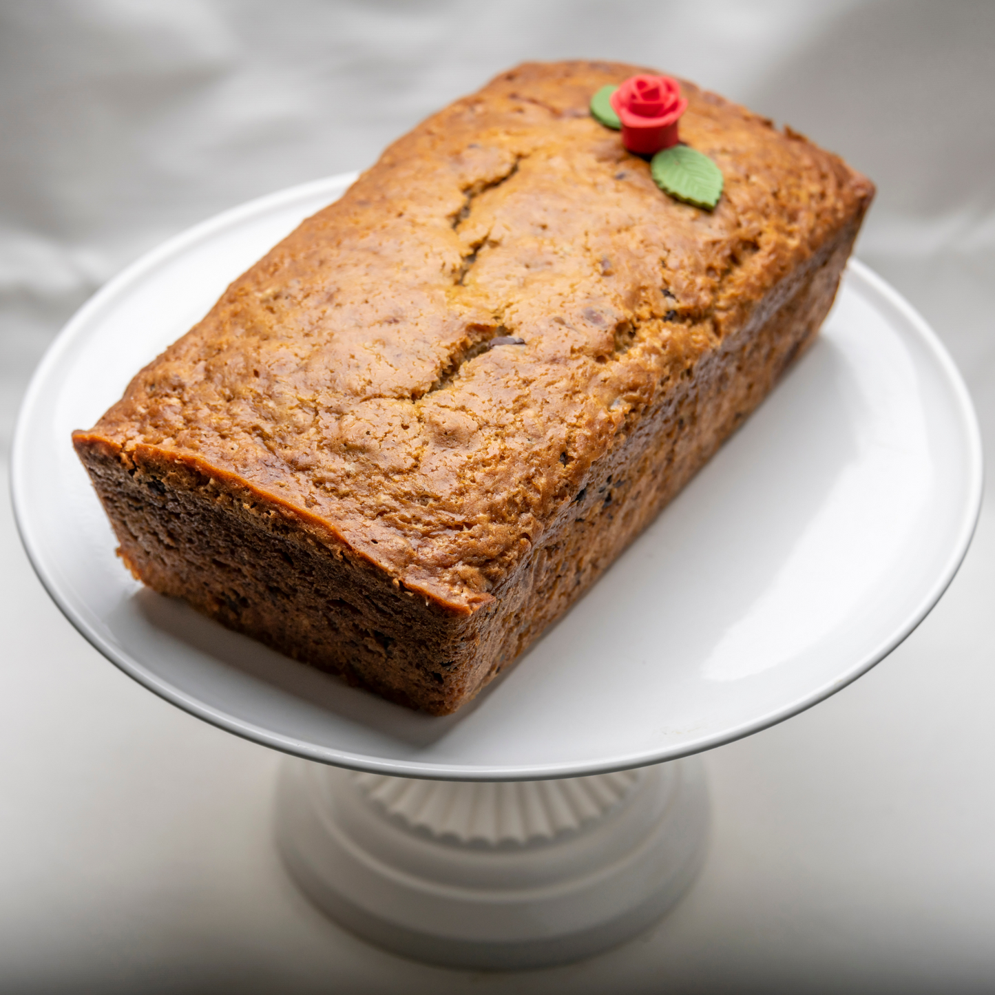 Pan de plátano con chispas de chocolate