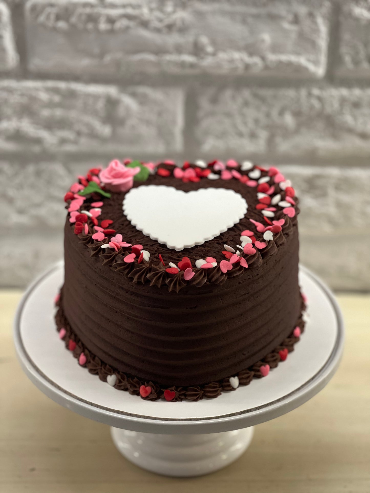 Gâteau Au Chocolat En Forme De Coeur