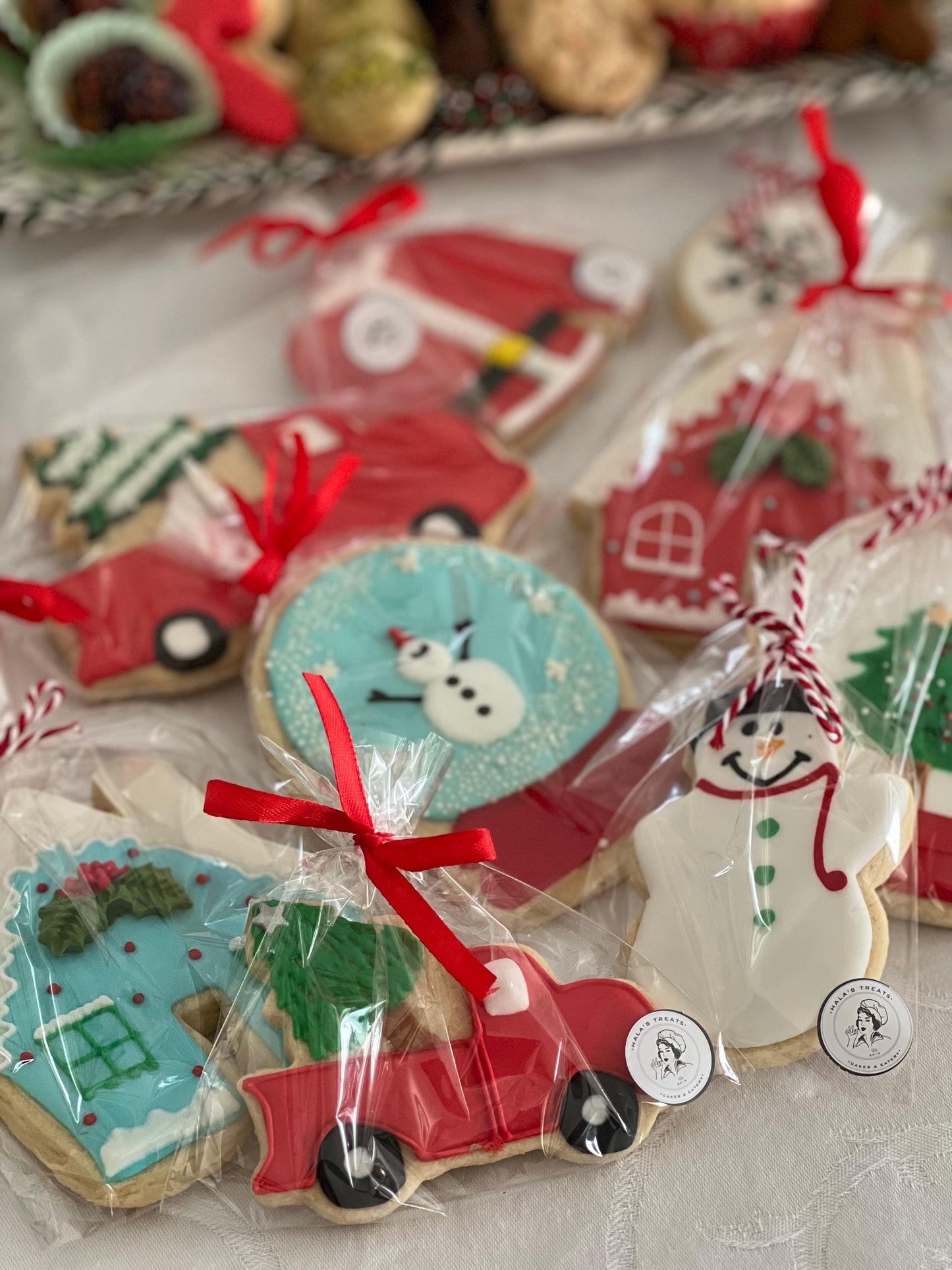 Large Assorted Christmas Sugar Cookies