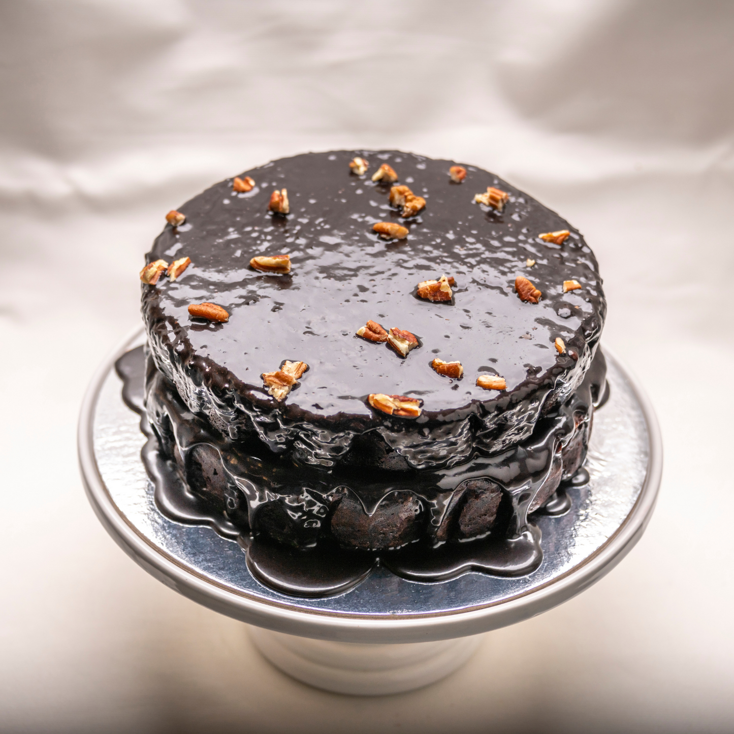 Pastel de chocolate y dulce de tortuga